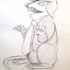 Image: Jeffrey Beebe Trumpy The Rat Sketch, 2017